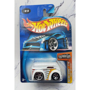 2004 Hot Wheels First Editions 12/100 Blings Dairy Delivery White W/ Red Flames